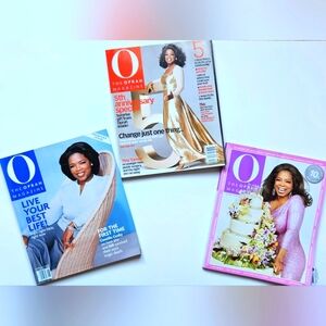 O The Oprah Magazine Premiere, 5th & 10th anniversary issues